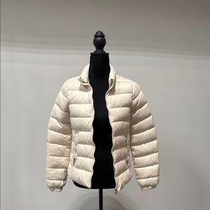 Mango Cream Puffer Jacket